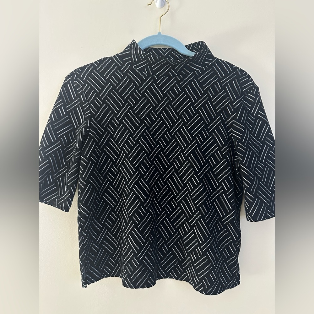 Zara Mock Neck Shirt